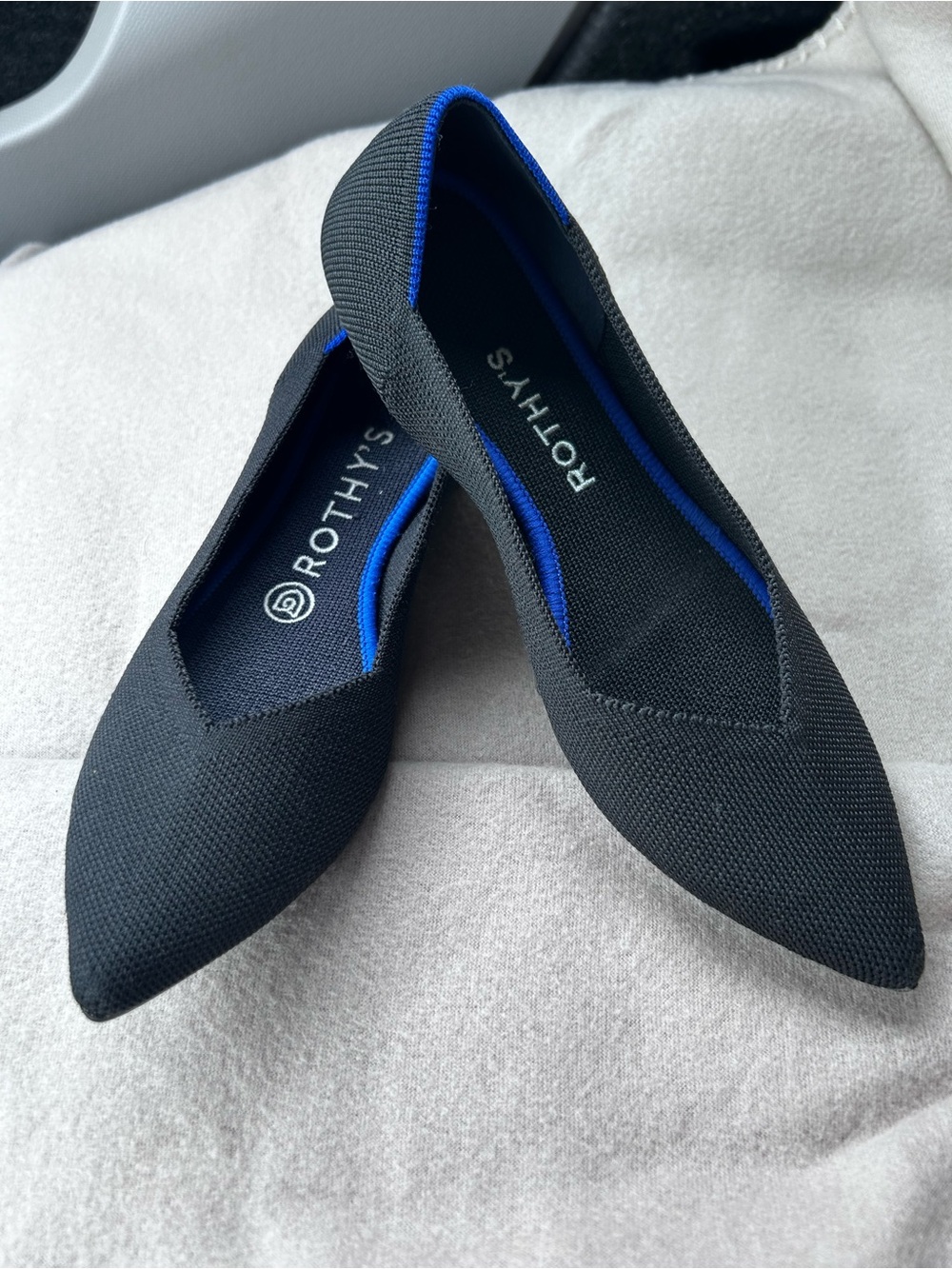 Rothy's Women's Pointed Flat - Black size 7.5